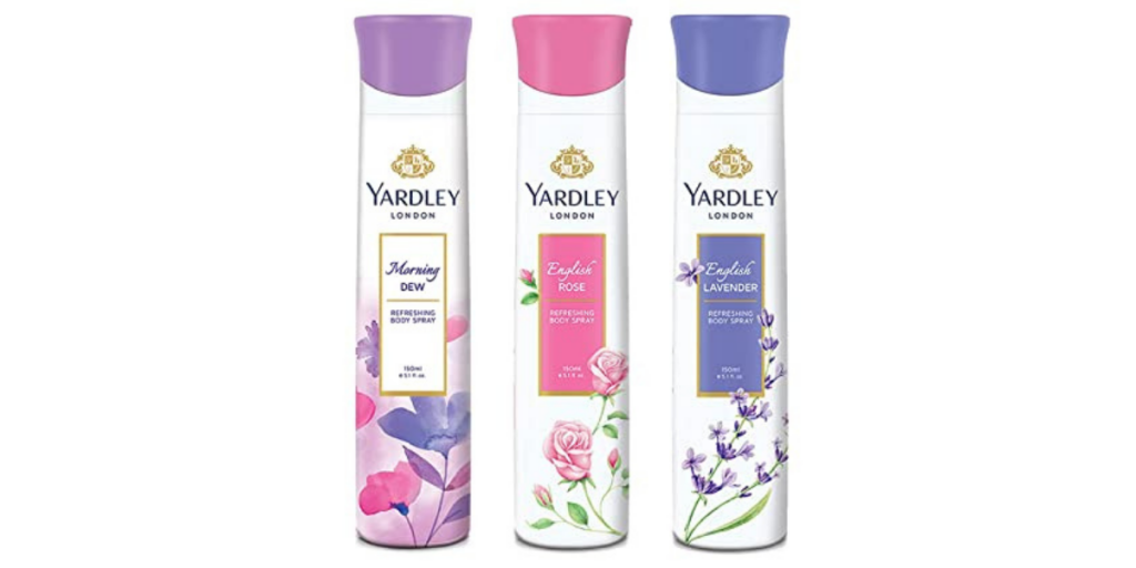 Yardley perfumes with classic floral fragrance for men and women