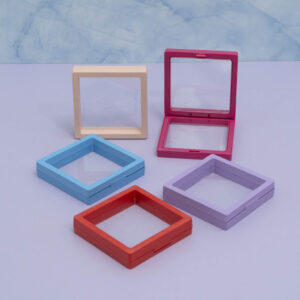 Colorful floating display frames transparent 3D(Pack of 3)