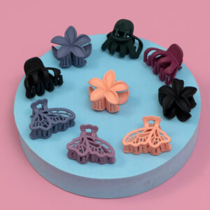 Premium Korean matte hair claw for effortless hairstyles