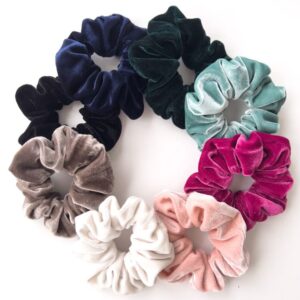 Pretty Charming Velvet Hair Scrunchies Hair Ties 1 Pc