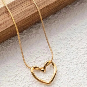 Anti Tarnish Viral Heart Necklace